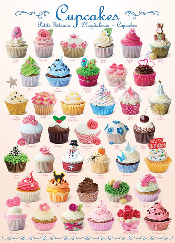 Eurographics Cupcakes Puzzle (1000-Piece)