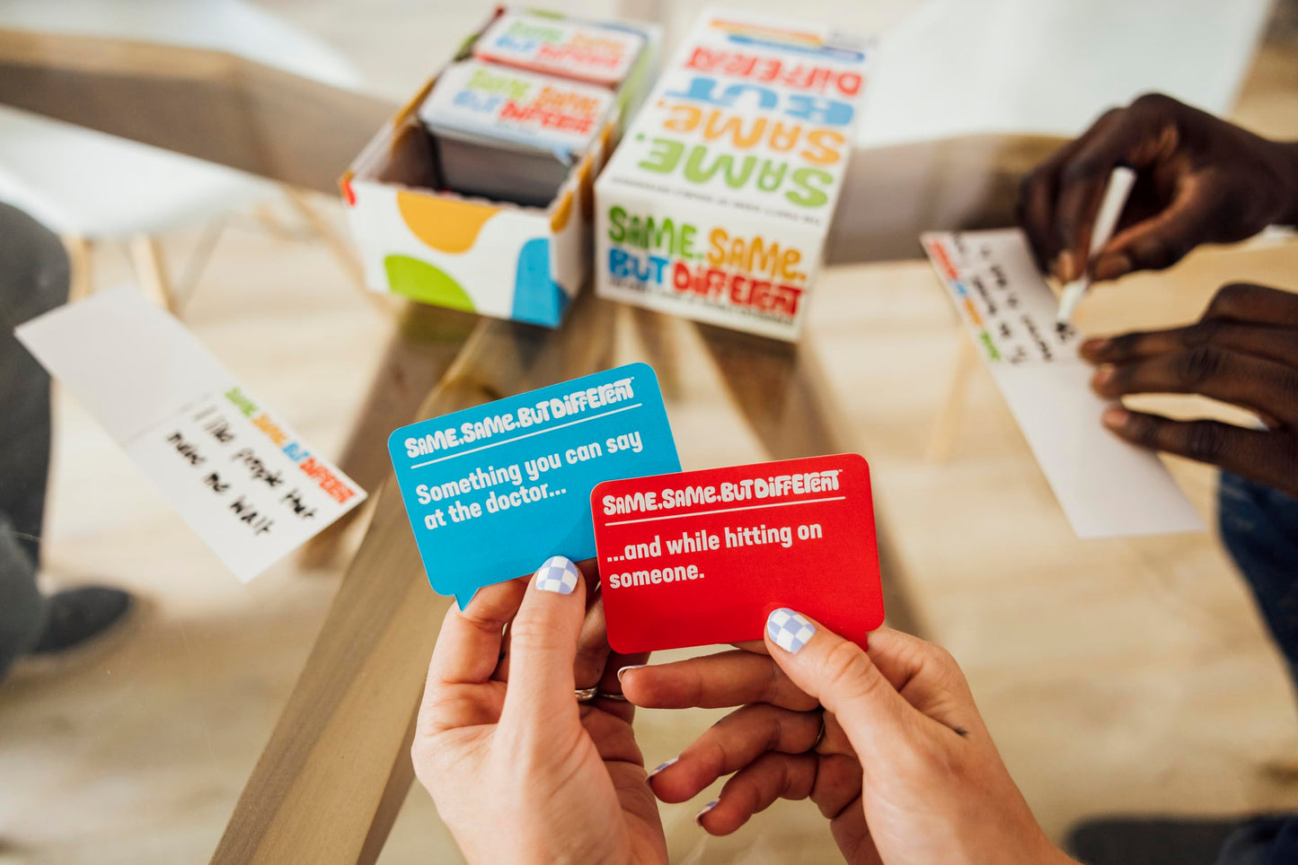 WHAT DO YOU MEME? Same Same But Different - Adult Card Game, Cardstock, Multi Color, Model SAME466WM