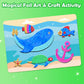 Zmlm Foil Art Kit For Kids - Arts Crafts Fun Mess Free Activity, Gifts For Ages 4 5 6 7 8 9 Girls Boys, Crafts For Kids Creative Birthday Easter Valentines Gifts Toys (Dinosaur & Animal)