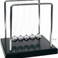 Powertrc Newtons Cradle Balance Balls 7 1/4' | Science Physics Gadget | Desk Toys & Accessories