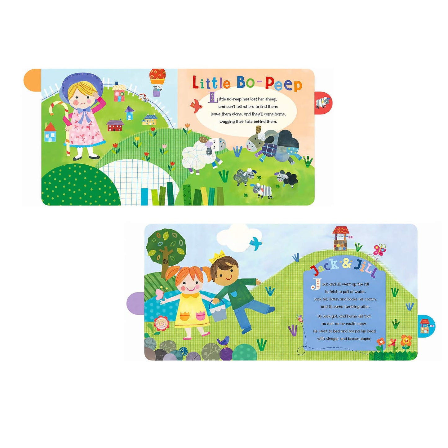 C.R. Gibson My First Mother Goose Nursery Rhyme Book, 10 x 8.7 x 0.5 inches, Model BBBT-12688, Ideal for Children