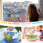Sticker Book Reusable - 4 Sets Sticker Pads - Removable Stickers Toy For Kids Fashion Activity, Creative Sticker Story Books For