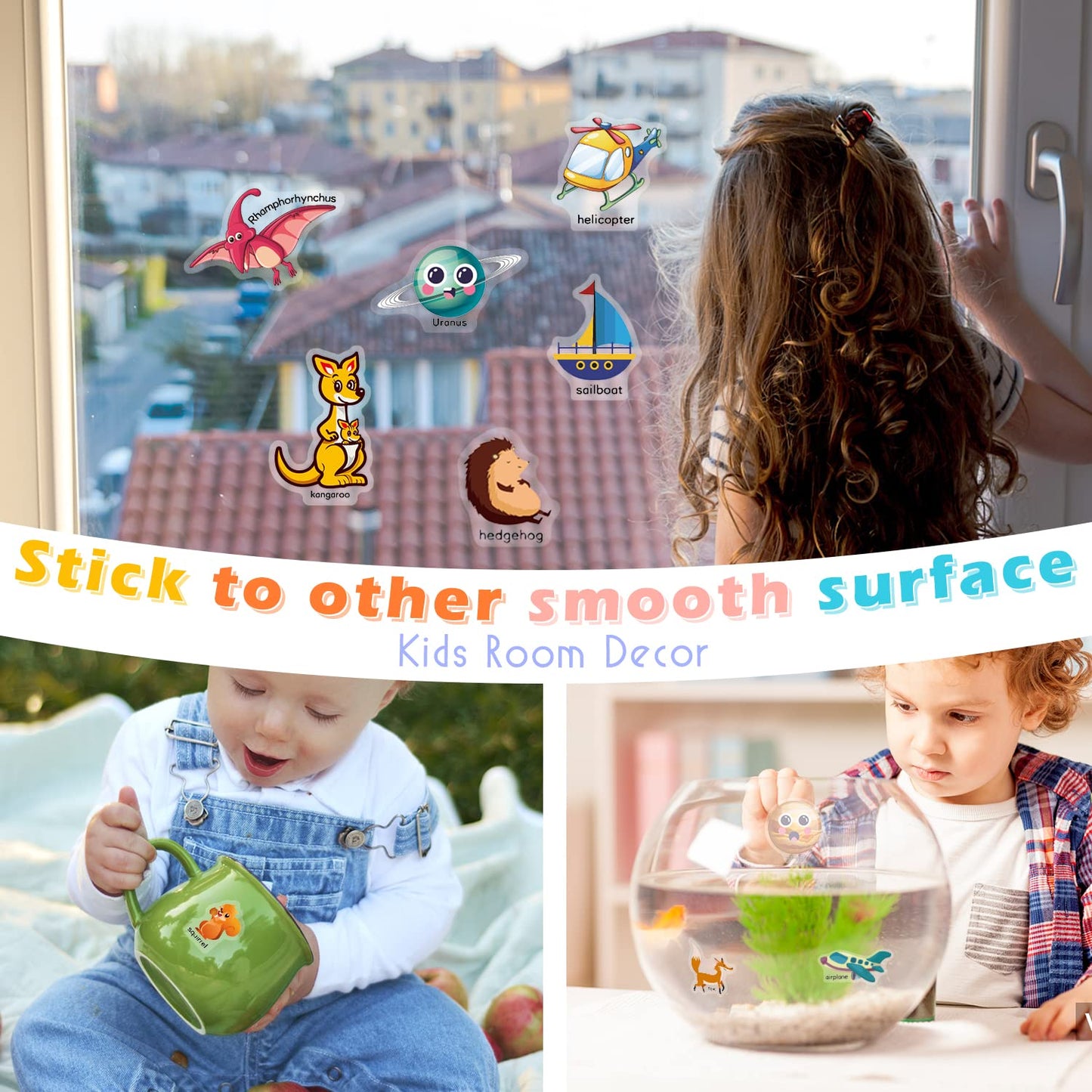 Sticker Book Reusable - 4 Sets Sticker Pads - Removable Stickers Toy For Kids Fashion Activity, Creative Sticker Story Books For