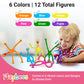 Telescopic Suction Cup Giraffe Toys For Toddler Restaurant Dinner Table Activities, Stretchy Animal Pop Tubes, Telescopic Sensor
