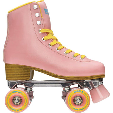 Impala Rollerskates Girl's Impala Quad Skate (Big Kid/mature-themed) Pink/Yellow 9 (US Men's 7  Women's 9) M