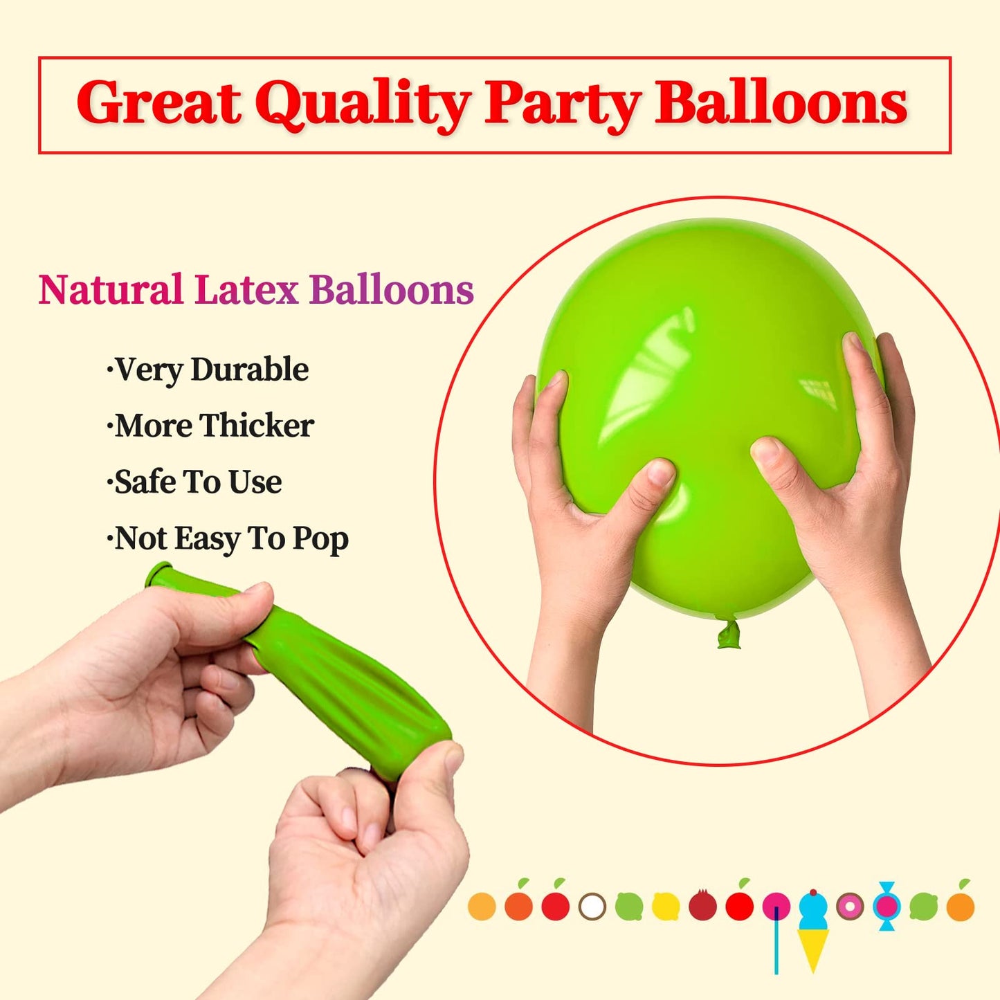 110Pcs Green Balloon 12 Inch, Green Latex Balloons For Birthday Party Baby Shower Wedding(With 2 Ribbons).