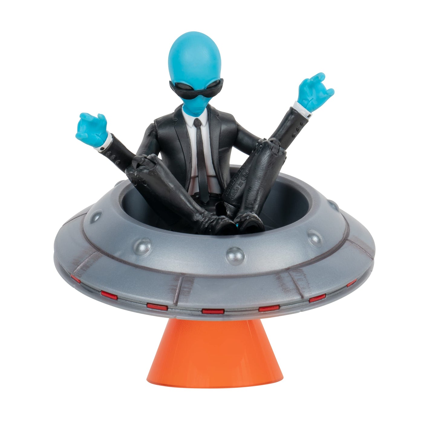 Fortnite Human Bill (Emote Series) - 4-Inch Articulated Figure With Lil’ Saucer Emote Vehicle And Flying Slasher Accessory