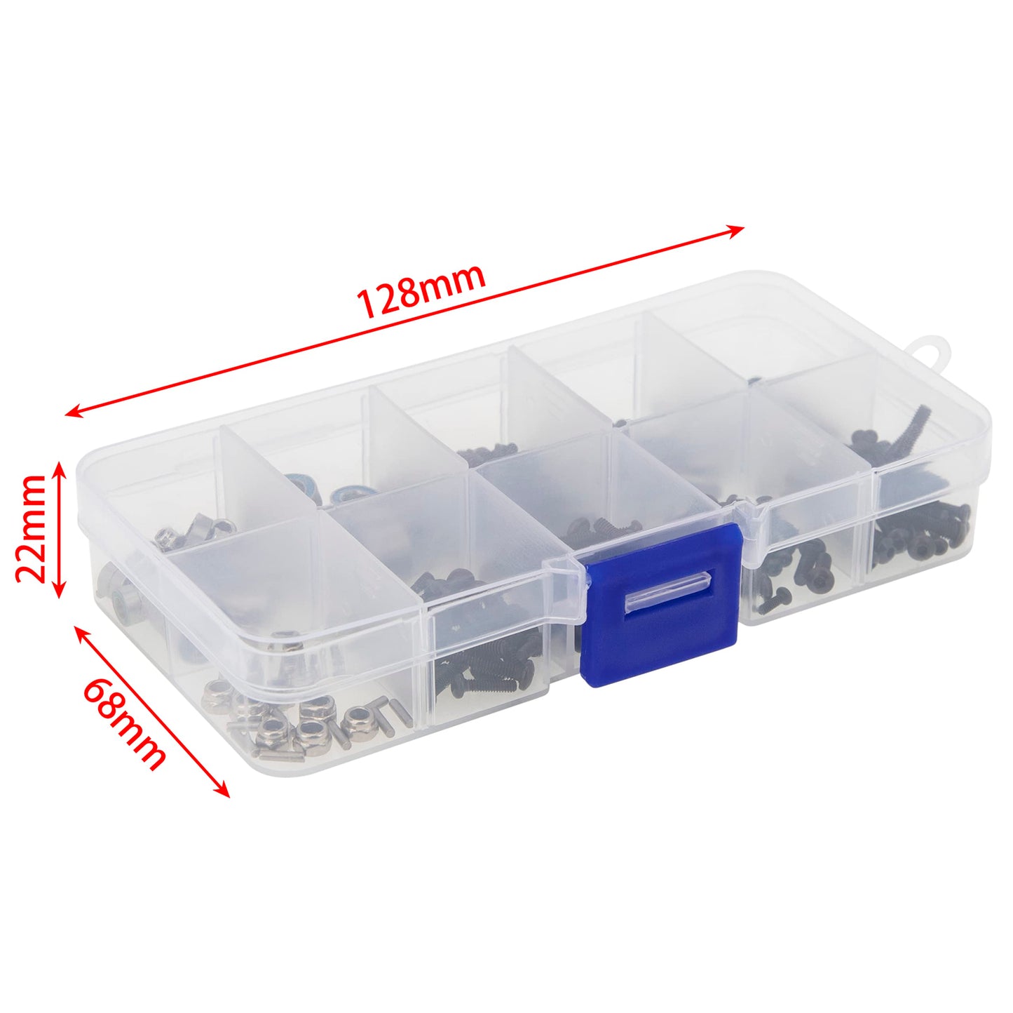 Meus Racing Trx4M Bushings Bearings Screws Kit 247Pcs For 1/18 Trx4M Defender Bronco K10 F150 Rc Crawler Upgrade Parts Accessori