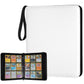 GERMUN 9 Pocket Card Binder  enhanced Zip Trading Card Binder  720 Double Sided Pocket PU Card Collection Binder  Collector Card Album  Card Folder for MTG  TCG  Sports Cards  Game Cards (White)