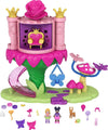 Polly Pocket Playset, Rainbow Funland Fairy Flight Ride With 2 Dolls & 15 Accessories, Dispenser Feature For Surprises
