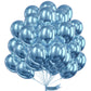Partywoo Metallic Blue Balloons, 50 Pcs 12 Inch, Balloon Garland Or Arch Decorations, Unisex, Birthday, Wedding
