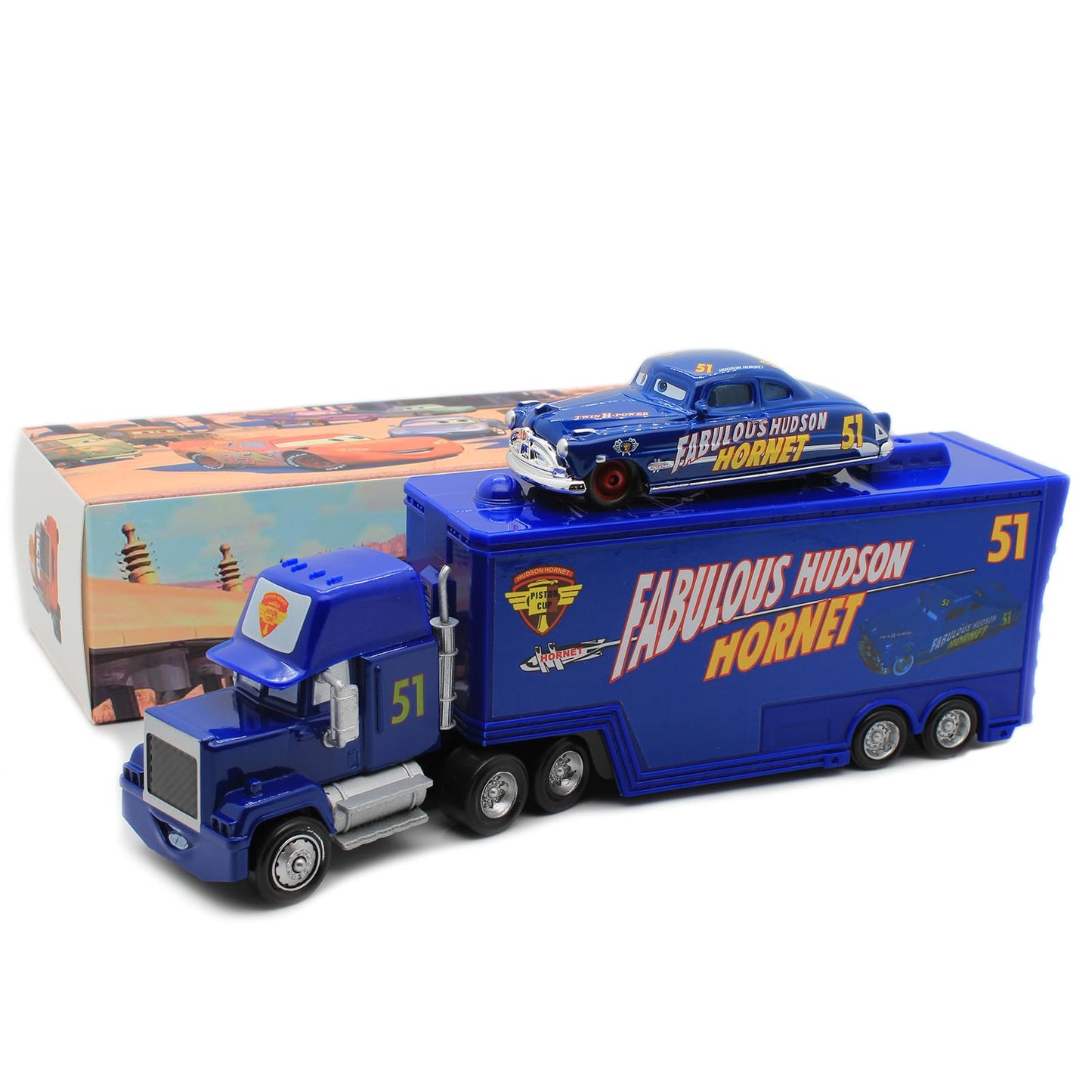 Car 3 Toys, Truck And Car Set, Car Movie, Metal And Plastic Material, Children'S Christmas And Birthday Gifts (Blue 51)