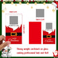 Outus 50 Pieces Christmas Scratch Off Cards Stickers Christmas Hawaii Party Games Vouchers Festive Raffle Tickets Holiday Business Prize Drawings For Kids Adults Families Events Groups (Santa)