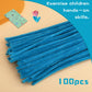 Giwrmu 100 Pieces Pipe Cleaners Chenille Stem, Turquoise Pipe Cleaners Craft, Fuzzy Sticks Craft Supplies, Colored Pipe Cleaner