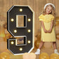Imprsv Marquee Numbers Black 3Ft: Black Party Decor - Light Up Number 9 Large 3 Feet Tall - Birthday Decorations For Him Her 9Th