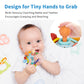 Accevo Baby Teething Toys Silicone Baby Teether Toys For 6-12 Months Chew Toys For Sucking Needs, Baby Teether For Soothing Sore