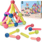 Urban Bright Magnetic Building Block Stem Toy For KiDs 5+ Years Magnetic Sticks And Balls Set Different Sizes & Curve Shaped 