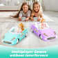 Hapkid Blue Remote Control Car For Girls, 1:18 Scale Rc Cars With Led Light, 2.4 Ghz Blue Truck Toy With 100 Min Long-Lasting Re