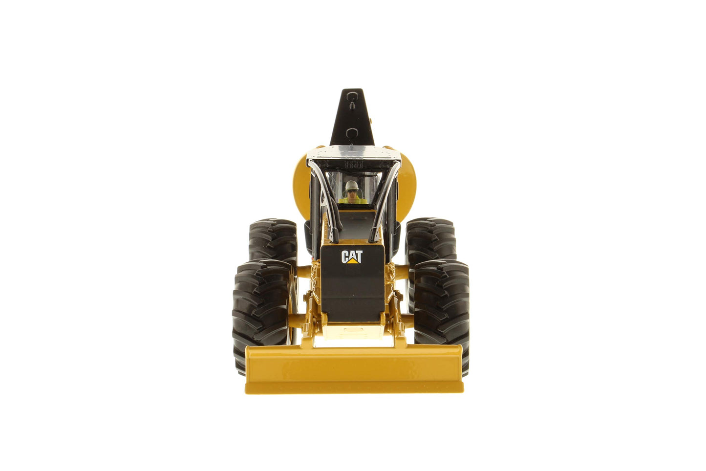 Diecast Masters 1:50 Scale Caterpillar 555D Grapple Skidder Model 85932 - Yellow Metal Construction Equipment