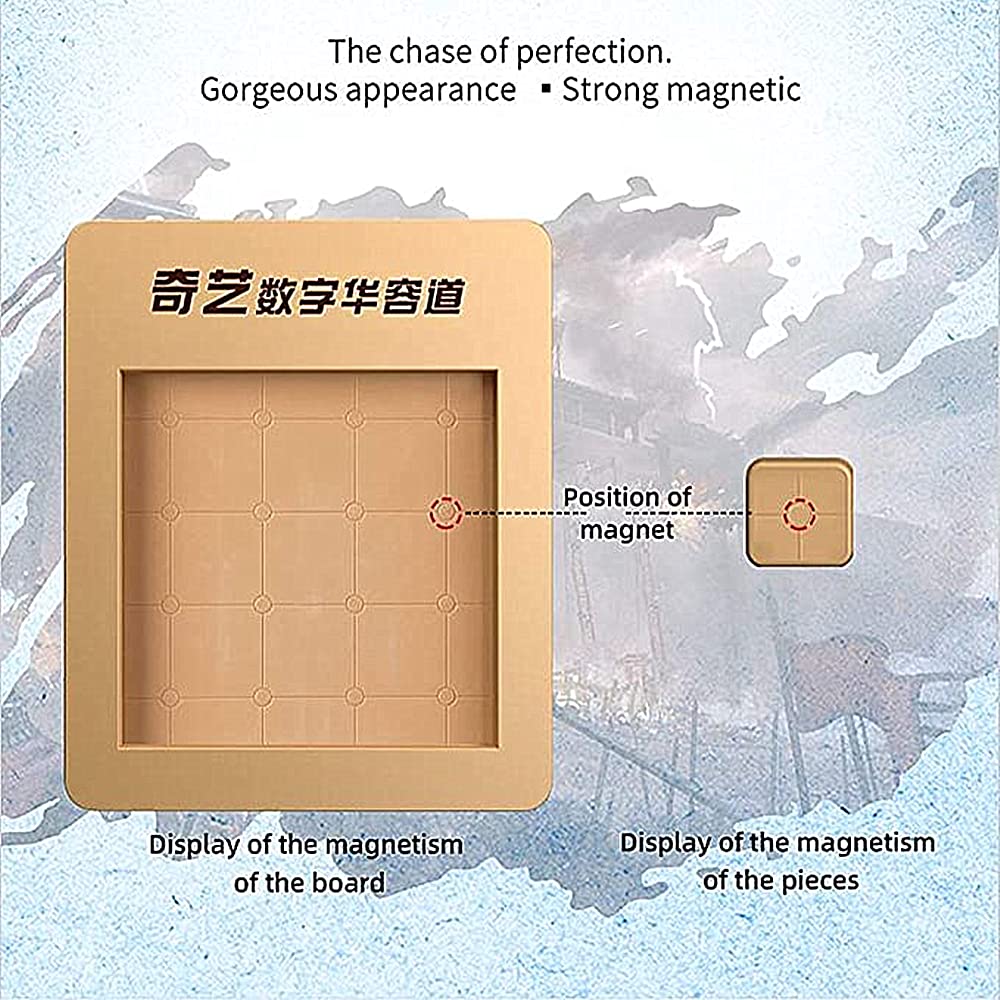 Liangcuber Qy Toys 5X5 Klotski Puzzle Magnetic Sliding Number Puzzle Abs Brain Teasers Toy Tangram Jigsaw Intelligence (24-Digit