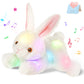 SpecialYou Light up Music Plush Bunny Rabbit Stuffed Animal Rabbit Plushie Toy Glow in The Dark Bedtime Companion Easter Bunny G
