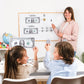 Simply magic 57 PCS Jumbo Magnetic Money - Large Play Money for Kids for Learning, Pretend Money for Classroom Teaching, Toy Mon