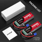 HRB 3S 5000mAh Lipo Battery EC5 100C 11.1V RC Lipo Battery Compatible with RC Car RC Plane RC Truck RC Boat (2packs)