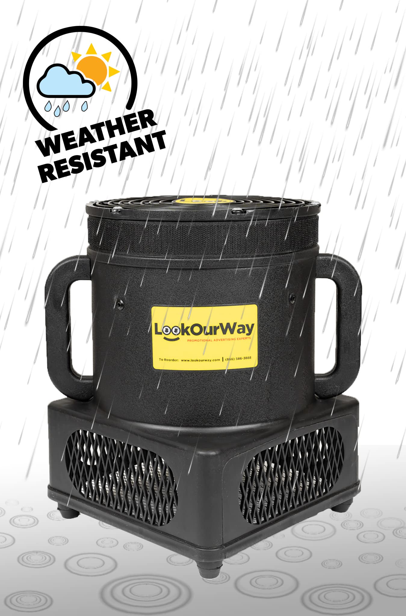 LookOurWay Air Dancers Inflatable Tube Man Set - 7ft Tall Wacky Waving Inflatable Dancing Tube Guy with Weather Resistant Blower - Character Money Theme - Billionaire