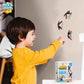 PICK A TOY 24 Sticky Wall Climbing Black Ninjas – Plastic DIY Costume Stickers for Kids' Parties, Easter, Birthdays