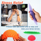 AHHSOY 5 Pack Mini Fidget Worms - Multi-colored Plastic Sensory Toys for Kids & Adults, Small Stress Relief Party Favors