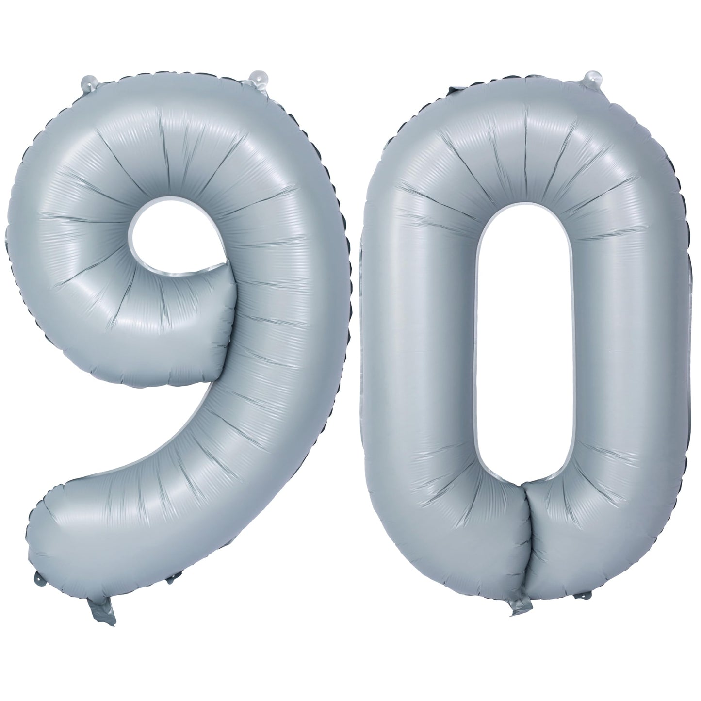 40 In Matte Gray Number Balloons Helium Foil Mylar Balloon Birthday Party Banquet Decoration 90