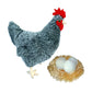 Adore 12' Standing Barbara The Hen Chicken With Eggs And Nest Stuffed Animal Plush Toy