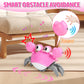 Crawling Crab Baby Girl Toy: Tummy Time Toys For Infant 3 6 9 12 18 24 36 Months, Pink Walking Dancing Sensing Crab For Toddler Age 1 2 3 4, 1St Music Birthday Gifts For Girls