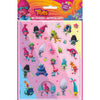Trolls Party Sticker Sheets  Assorted Designs, 4 Pcs