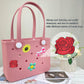 Lckaey Rubber Beach Bag Accessories-Pvc Rubber Decoration-For Eva Purse Bogg Inserts Y064Figure 36