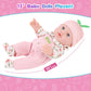 BDDOLL 12 Inch Baby Doll Playset with Clothes and Accessories Including Dolls Clothes Hats Socks Bottles Nipple Blanket