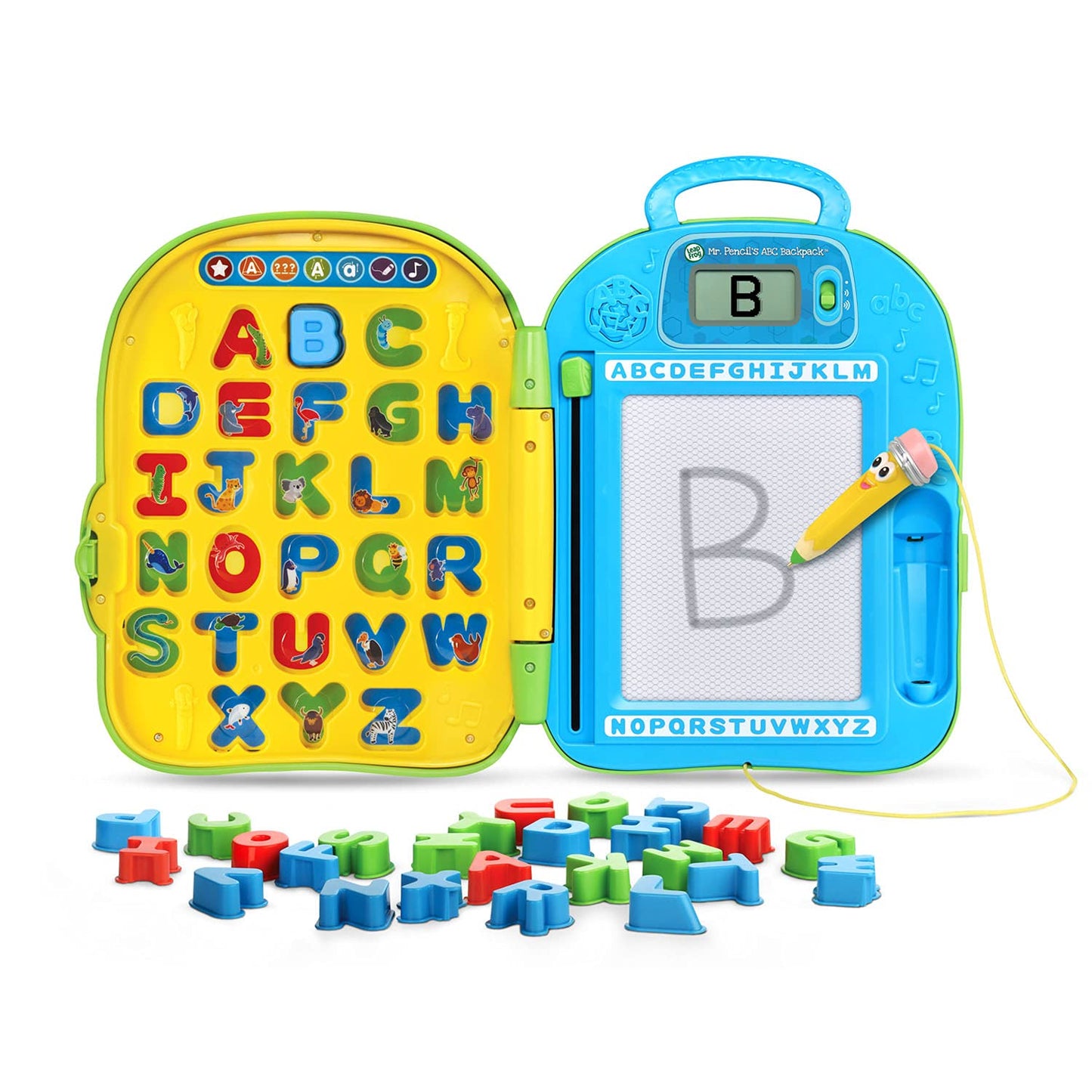 LeapFrog Mr. Pencil's ABC Backpack - Green, Standard Packaging, Plastic, Model 80-603400