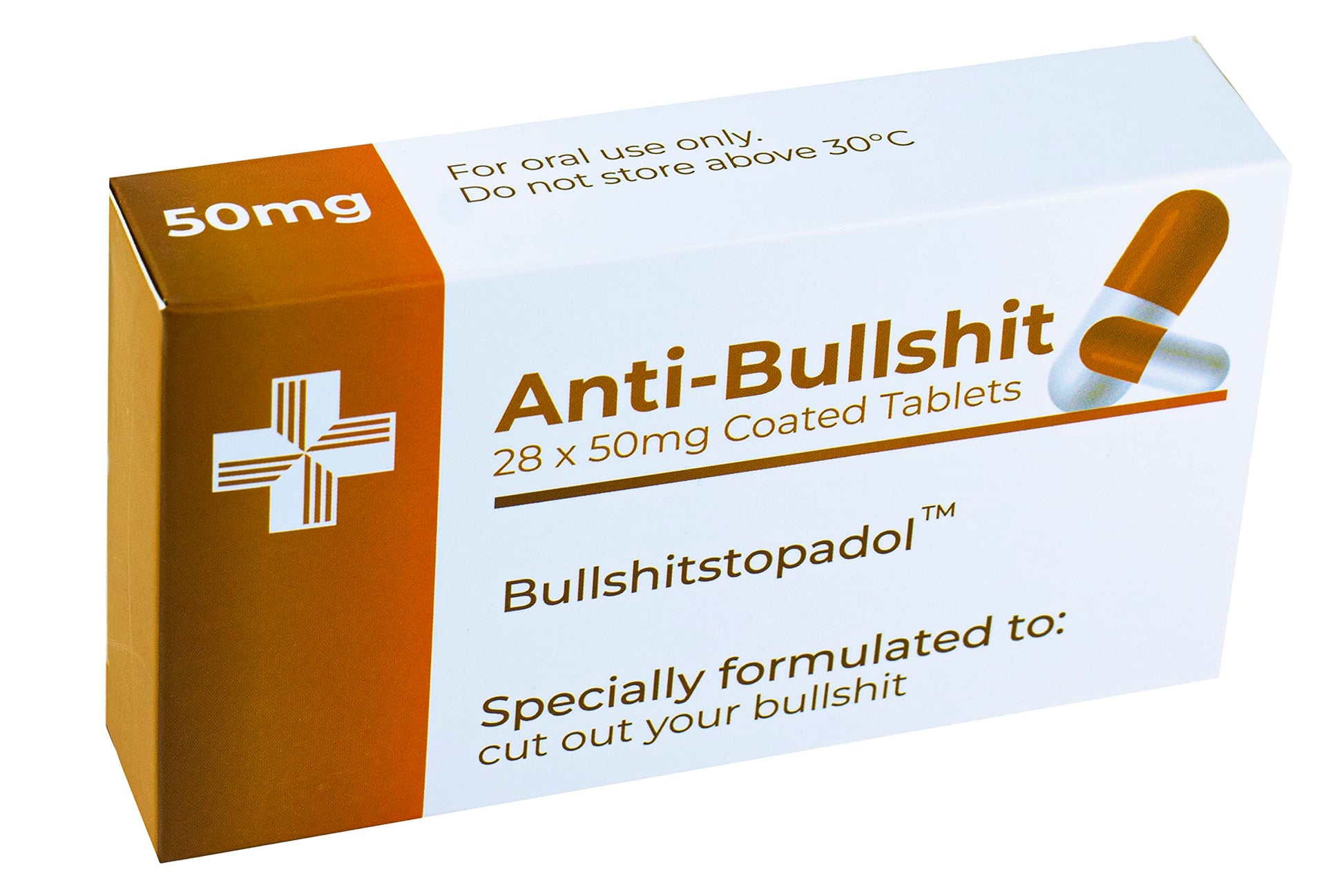 Funny Joke Pill Box Prank - Gag Gifts for Men - Funny Valentines Gifts for Him - Novelty Gift Box for April Fools Day - Birthday Gifts for Women - Rude Silly Presents for Boyfriend Dad Uncle