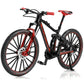 Risopen 1:8 Scale Die-Cast Alloy Mini Mountain Bike Bicycle Model Toy Finger BMX Gift Desktop Decoration Crafts for Cycling Lovers(Red)