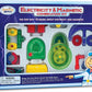 POPULAR PLAYTHINGS Electricity and Magnetic Combination Kit, STEM Toy, Medium Size, Green/Red/Yellow, Model 581