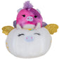 Squishville By Squishmallows Maribel In Plane & Willow In Carriage Two 2” Soft Mini-Squishmallow Butterfly And Tie-Dye Pegasus Plush, Plush Carriage And Plane Vehicles Irresistibly Soft Colorful Plush