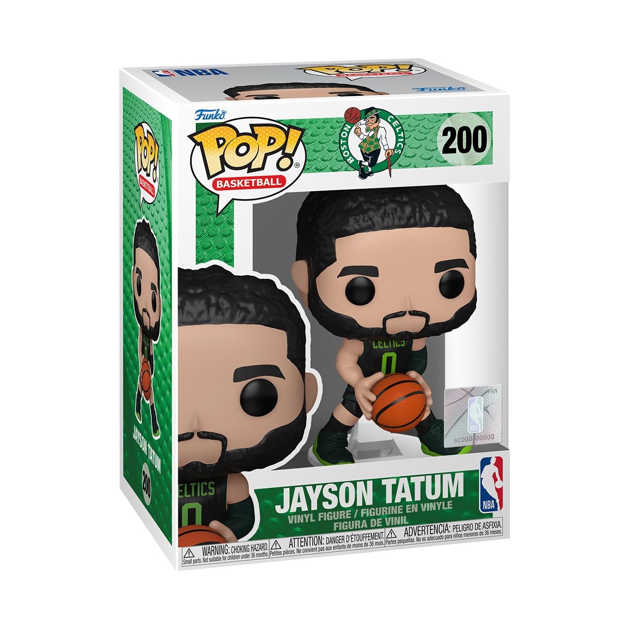 Funko Pop Nba: Celtics - Jayson Tatum - (City Edition 24) - Collectable Vinyl Figure - Gift Idea - Official Merchandise - For Ki