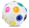 Cubidi® Original Big Rainbow Puzzle Ball I Brain Teasers For Kids Ages 6-10 I For Boys And Girls 6+ Years I Ideal Travel Toy For Children | Fidget Puzzles For Adults