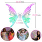 Electric Fairy Butterfly Wings For Kids Girls Adults, Light Up Butterfly Wings For Women, Iridescent Wings Dress Up For Dogs, Ro