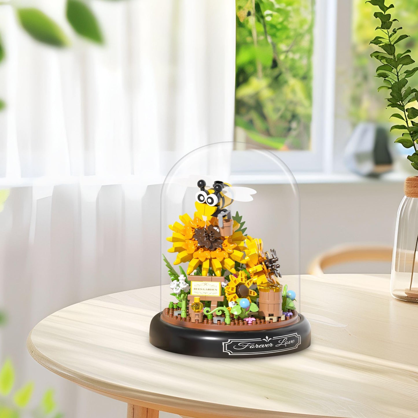 548 PCS Micro Brick Flower Bee Building Sets  Mini Blocks Animals Botanical Collection Blocks Model for mature-themed Toys  Home Decor and Office Art Creative Gift  for Teens Ages 6+ Kids