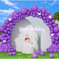 412Pcs Purple Balloons 18 12 10 5 Inch Purple Balloon Garland Arch Kit Different Sizes Matte Latex Balloons For Baby Shower Birt