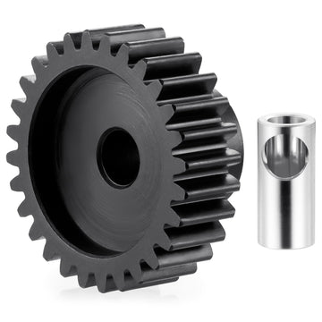 BRKRC Steel 32P 5mm Pinion Gear 25T 26T 28T 29T 30T 31T 32T 33T 34T 35T 36T 37T 38T Motor Gears for 1/10 1/8 RC Car Parts (28T)