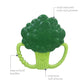 Infantino Lil' Nibbles Textured Silicone Baby Teether - Sensory Exploration And Teething Relief With Easy To Hold Handles, Green