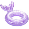 Moko Inflatable Swimming Ring, Children Cute Pool Float Tube Decorations Swim Tubes Outdoor Pool Beach Water Floats Party Supplies Kids Floaties, Purple