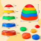 Kirumie Stepping Stones For Kids, 5Pcs Non-Slip Plastic Balance River Stones For Kids, Promoting Children'S Coordination Skills